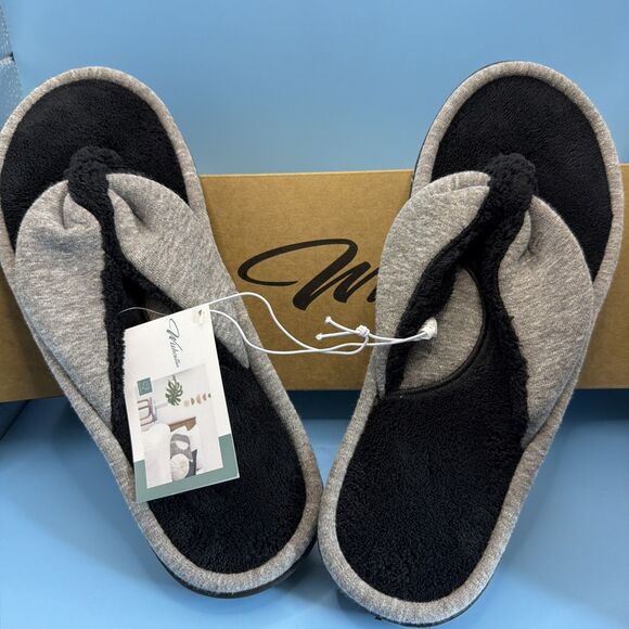Wishcotton Shoes - Wishcotton Women's Memory Foam Spa Thong Flip Flops Cozy Indoor Slippers L 9-10
